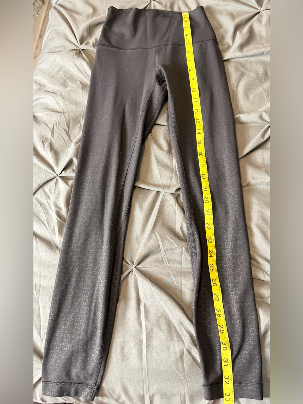 Lululemon Black Patterned Leggings